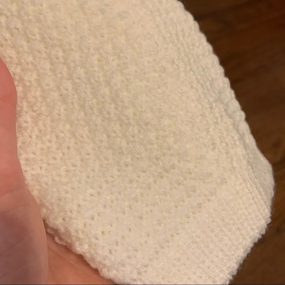 NWOT Cream Solid Knit Boot Cuffs - Picture 8 of 8